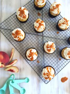 Peach Cupcakes - Miss Jones Baking Co.