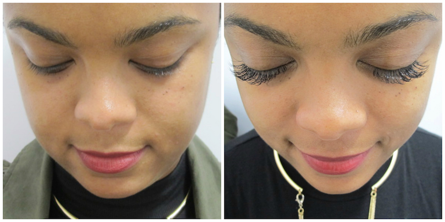 before and after eyelashes