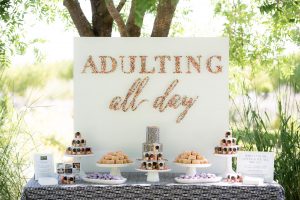 Adulting All Day: Dessert Bar at Park Winters Summerland by KMK Design, Northern California