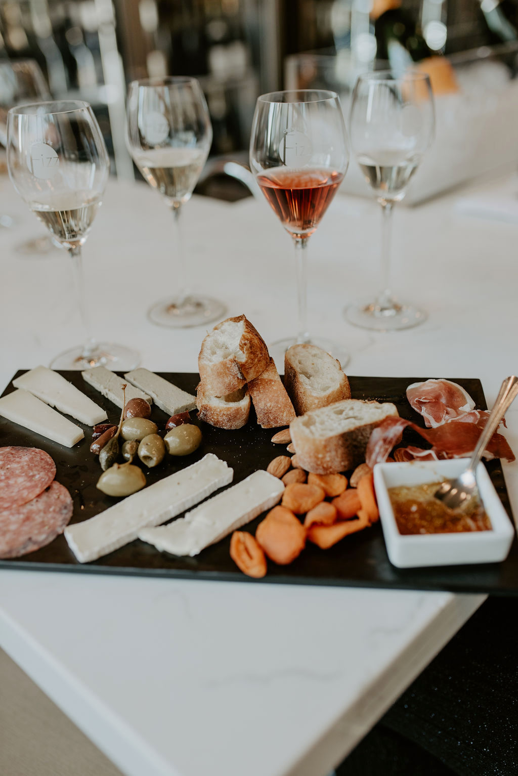 Fizz Champagne Bar - Downtown Sacramento - Cheese Boards and Wine Flights