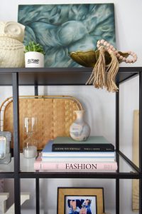 Bookcase Styling- One Room Challenge - The Kachet Life