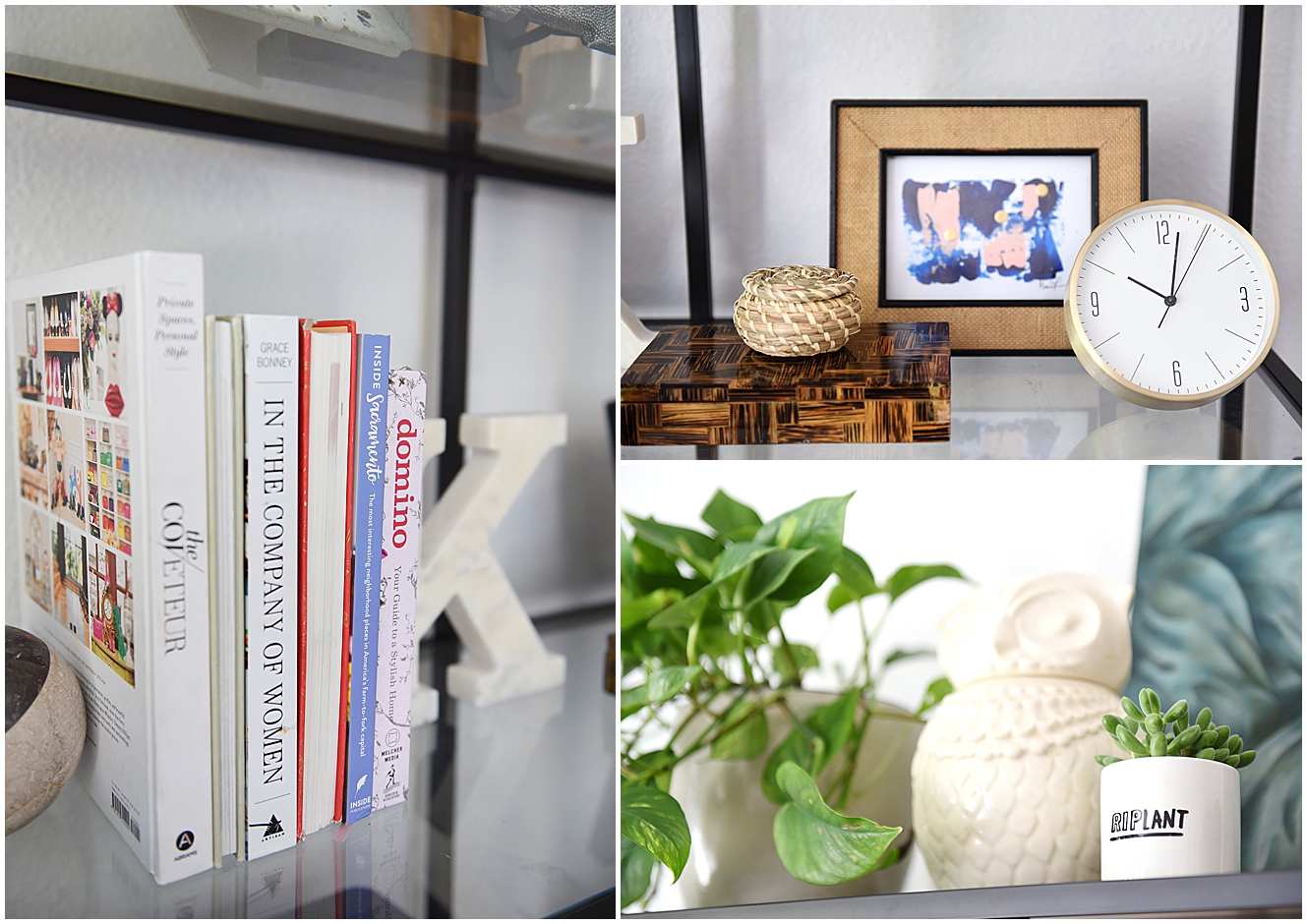 Bookcase Styling- One Room Challenge - The Kachet Life