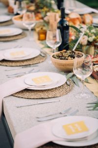 Outdoor Dinner Tablescape