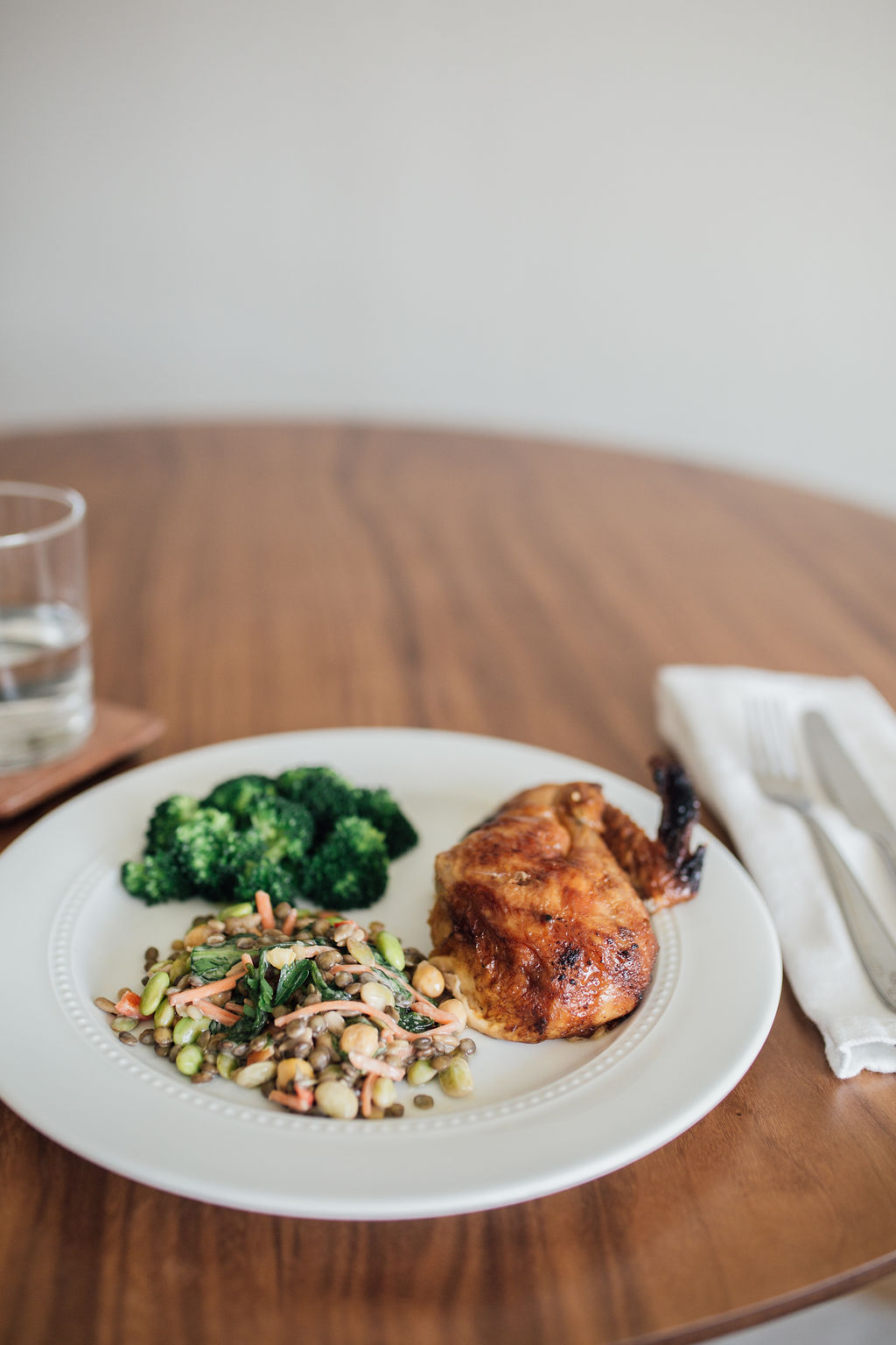 Rotisserie Chicken Meal Ideas-Low Carb Plate