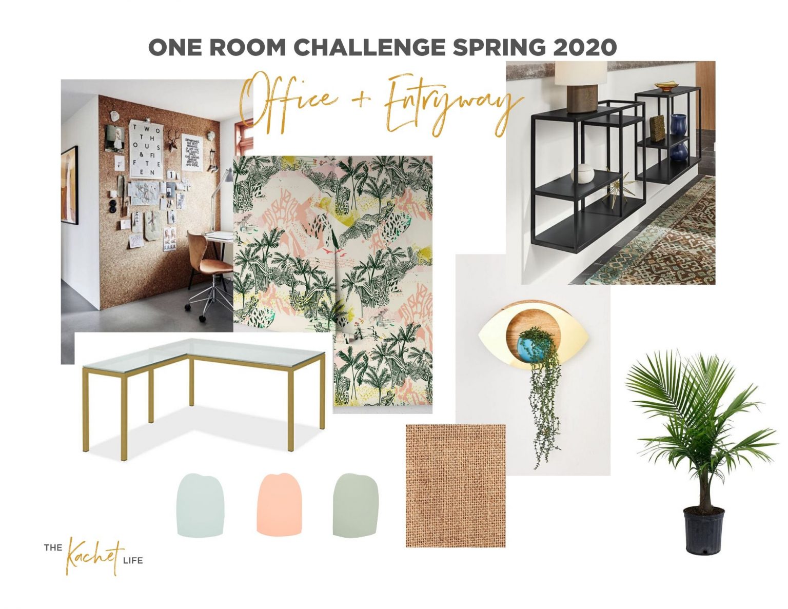 One Room Challenge: Spring 2020 - Small Space Makeover - Week 2