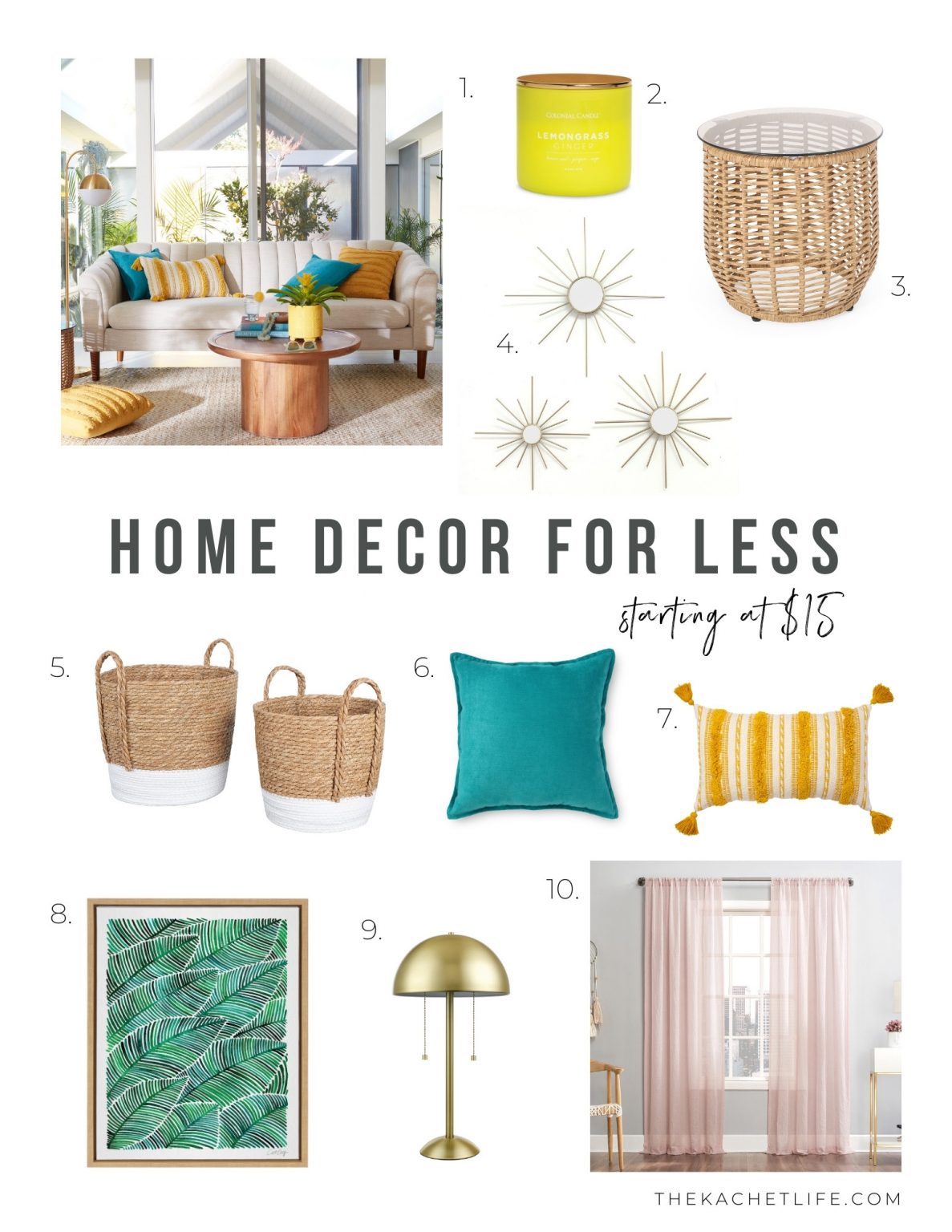 Walmart Home Decor Summer Style The Kachet Life